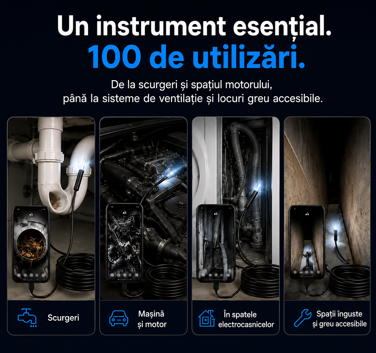 SmartScope – Cameră Endoscopică pentru Telefon
