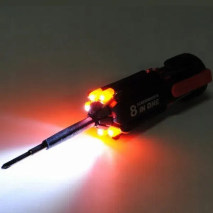 Șurubelniță Multitool 8 în 1 cu lanternă