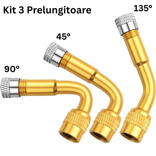 Kit de Prelungitoare de Valve – 3 Unghiuri