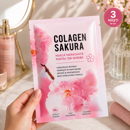 Mască Sakura-Colagen cu hidratare profundă