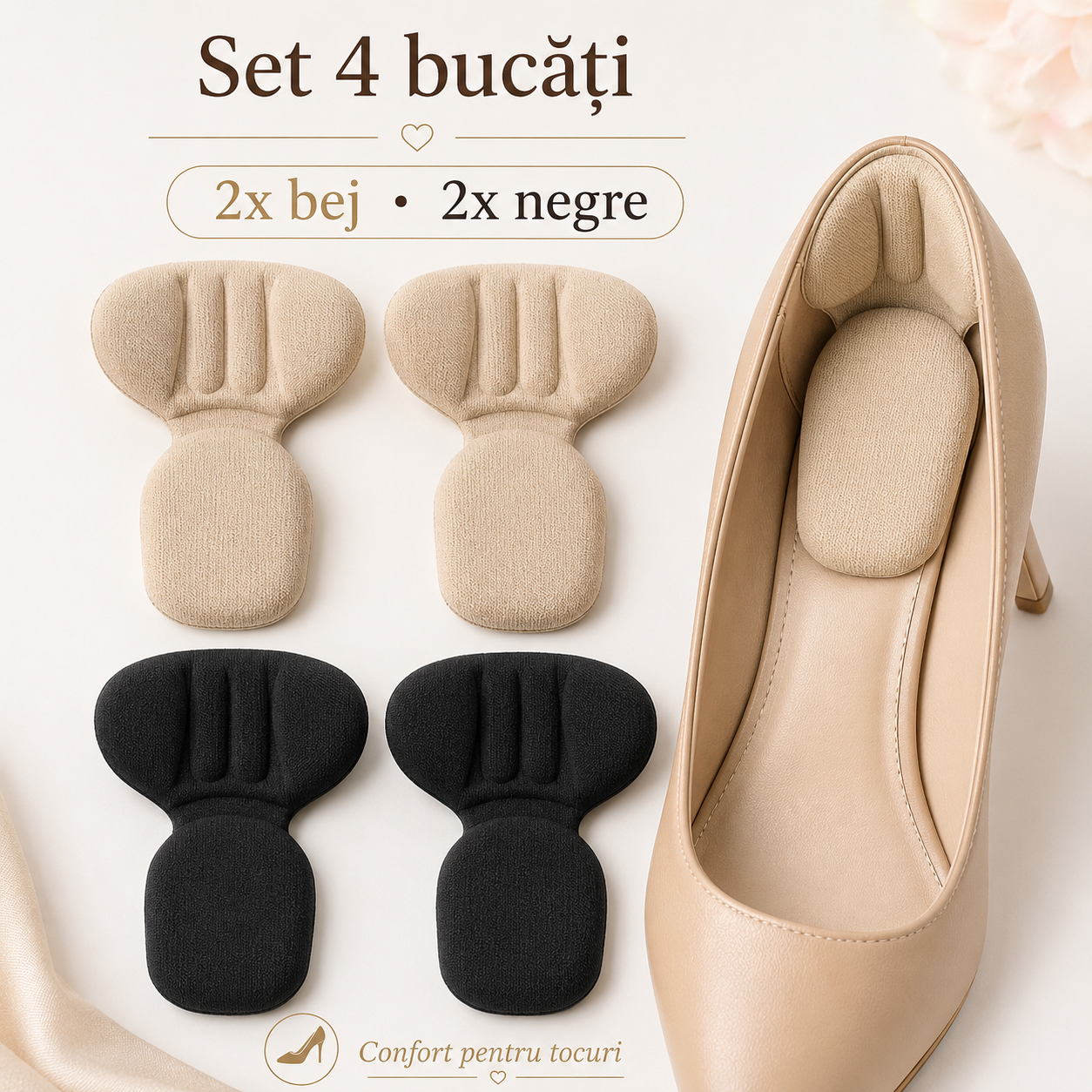 Pernuțe pentru Tocuri și Pantofi Eleganți (4 buc.)