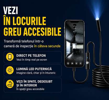 SmartScope – Cameră Endoscopică pentru Telefon