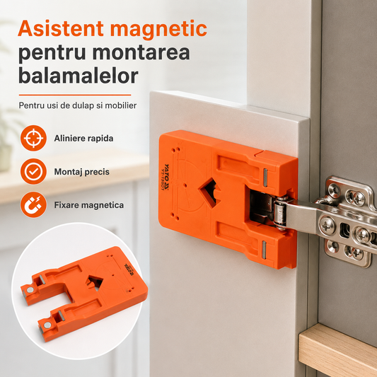 Dispozitiv Magnetic pentru Montaj Balamale