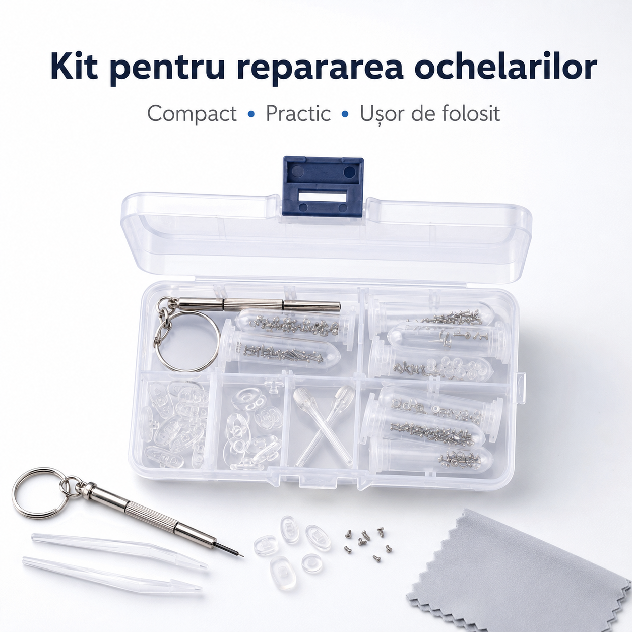 Kit Complet pentru Repararea Ochelarilor