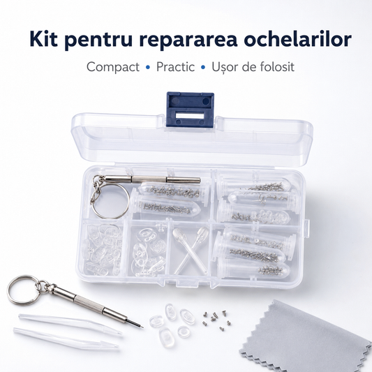 Kit Complet pentru Repararea Ochelarilor